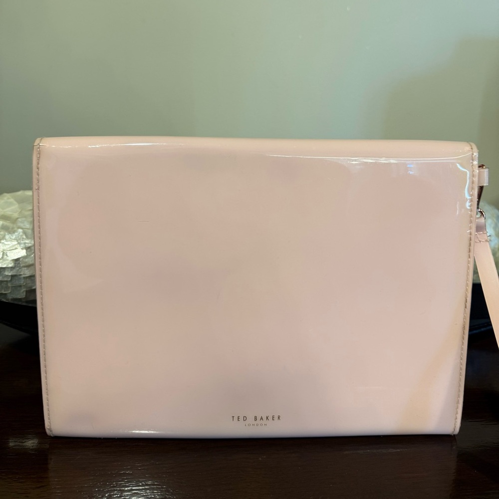 Ted Baker Pink Clutch Bag with bow - Picture 2 of 9